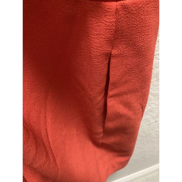 Dress the Population Women Medium Alexi Fit and Flare Midi Dress Poppy Red - Picture 12 of 12